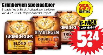 Aanbiedingen Grimbergen speciaalbier - Grimbergen - Geldig van 30/08/2023 tot 05/09/2023 bij Lekker Doen