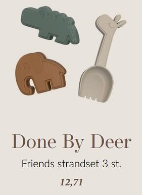 Aanbiedingen Done by deer friends strandset - Done by Deer - Geldig van 15/08/2023 tot 18/09/2023 bij Babypark