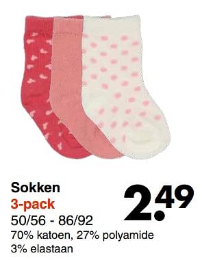 Aanbiedingen Sokken - Huismerk - Wibra - Geldig van 28/08/2023 tot 10/09/2023 bij Wibra