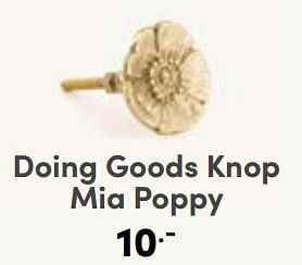 Aanbiedingen Doing goods knop mia poppy - Doing Goods - Geldig van 03/09/2023 tot 09/09/2023 bij Baby & Tiener Megastore