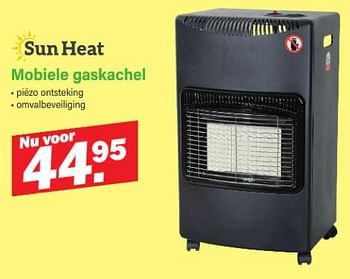 Aanbiedingen Sun heat mobiele gaskachel - Sun Heat - Geldig van 28/08/2023 tot 16/09/2023 bij Van Cranenbroek
