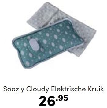 Aanbiedingen Soozly cloudy elektrische kruik - Soozly - Geldig van 03/09/2023 tot 09/09/2023 bij Baby & Tiener Megastore