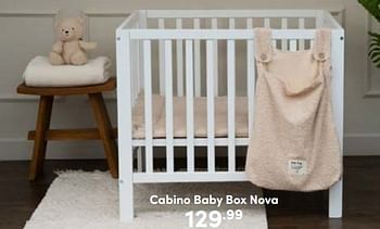 Aanbiedingen Cabino baby box nova - Cabino - Geldig van 03/09/2023 tot 09/09/2023 bij Baby & Tiener Megastore