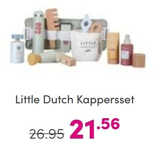 Aanbiedingen Little dutch kappersset - Little Dutch - Geldig van 03/09/2023 tot 09/09/2023 bij Baby & Tiener Megastore