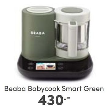 Aanbiedingen Beaba babycook smart green - Beaba - Geldig van 03/09/2023 tot 09/09/2023 bij Baby & Tiener Megastore