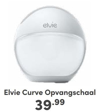 Aanbiedingen Elvie curve opvangschaal - Elvie - Geldig van 03/09/2023 tot 09/09/2023 bij Baby & Tiener Megastore