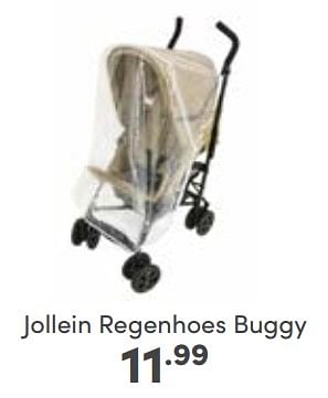 Aanbiedingen Jollein regenhoes buggy - Jollein - Geldig van 03/09/2023 tot 09/09/2023 bij Baby & Tiener Megastore
