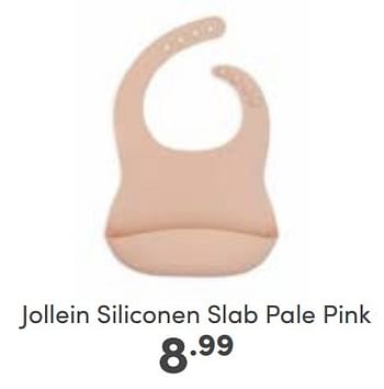 Aanbiedingen Jollein siliconen slab pale pink - Jollein - Geldig van 03/09/2023 tot 09/09/2023 bij Baby & Tiener Megastore