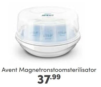 Aanbiedingen Avent magnetronstoomsterilisator - Philips - Geldig van 03/09/2023 tot 09/09/2023 bij Baby & Tiener Megastore