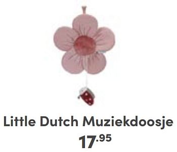 Aanbiedingen Little dutch muziekdoosje - Little Dutch - Geldig van 03/09/2023 tot 09/09/2023 bij Baby & Tiener Megastore