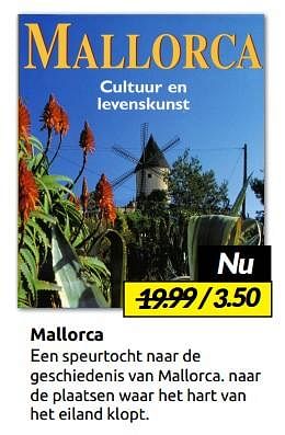 Aanbiedingen Mallorca - Huismerk - Boekenvoordeel - Geldig van 02/09/2023 tot 10/09/2023 bij Boekenvoordeel