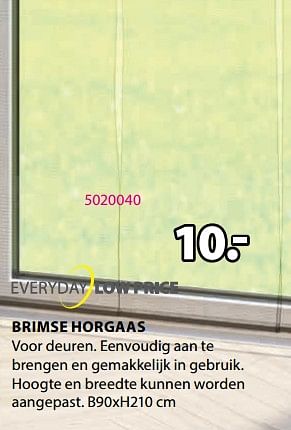 Aanbiedingen Brimse horgaas - Huismerk - Jysk - Geldig van 21/08/2023 tot 09/09/2023 bij Jysk