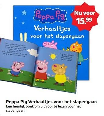 Aanbiedingen Peppa pig verhaaltjes voor het slapengaan - Huismerk - Boekenvoordeel - Geldig van 02/09/2023 tot 10/09/2023 bij Boekenvoordeel