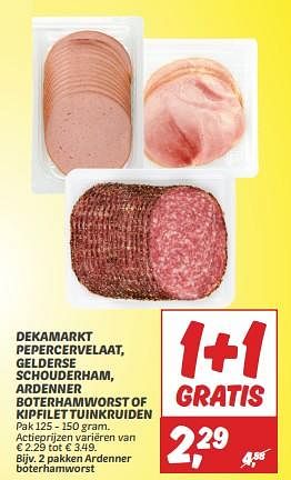 Aanbiedingen Ardenner boterhamworst - Huismerk - Deka Markt - Geldig van 03/09/2023 tot 09/09/2023 bij Deka Markt