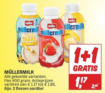 Aanbiedingen Müllermilk aardbei - Müllermilk - Geldig van 03/09/2023 tot 09/09/2023 bij Deka Markt