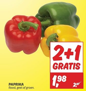 Aanbiedingen Paprika - Huismerk - Deka Markt - Geldig van 03/09/2023 tot 09/09/2023 bij Deka Markt