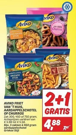 Aanbiedingen Aviko aardappelschotel griekse stijl - Aviko - Geldig van 03/09/2023 tot 09/09/2023 bij Deka Markt