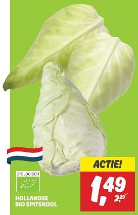 Aanbiedingen Hollandse bio spitskool - Huismerk - Deka Markt - Geldig van 03/09/2023 tot 09/09/2023 bij Deka Markt