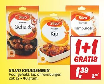 Aanbiedingen Silvo kruidenmix - Silvo - Geldig van 03/09/2023 tot 09/09/2023 bij Deka Markt