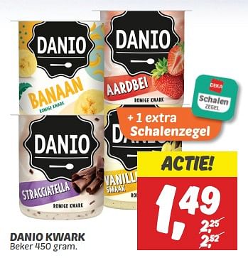 Aanbiedingen Danio kwark - Danone - Geldig van 03/09/2023 tot 09/09/2023 bij Deka Markt