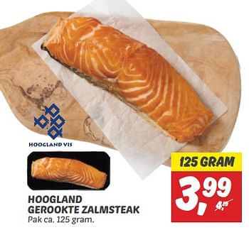 Aanbiedingen Hoogland gerookte zalmsteak - Huismerk - Deka Markt - Geldig van 03/09/2023 tot 09/09/2023 bij Deka Markt