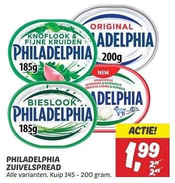Aanbiedingen Philadelphia zuivelspread - Philadelphia - Geldig van 03/09/2023 tot 09/09/2023 bij Deka Markt