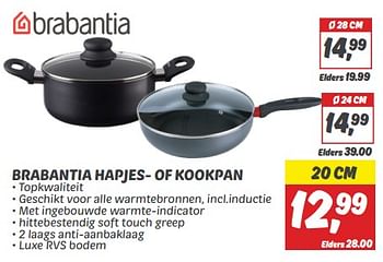 Aanbiedingen Brabantia hapjes- of kookpan - Brabantia - Geldig van 03/09/2023 tot 09/09/2023 bij Deka Markt