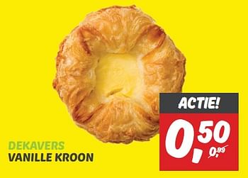 Aanbiedingen Dekavers vanille kroon - Huismerk - Deka Markt - Geldig van 03/09/2023 tot 09/09/2023 bij Deka Markt