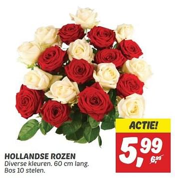 Aanbiedingen Hollandse rozen - Huismerk - Deka Markt - Geldig van 03/09/2023 tot 09/09/2023 bij Deka Markt