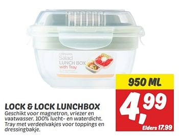 Aanbiedingen Lock + lock lunchbox - Lock &amp; Lock - Geldig van 03/09/2023 tot 09/09/2023 bij Deka Markt