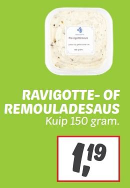 Aanbiedingen Ravigotte- of remouladesaus - Huismerk - Deka Markt - Geldig van 03/09/2023 tot 09/09/2023 bij Deka Markt