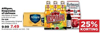 Aanbiedingen Desperados original - Desperados - Geldig van 03/09/2023 tot 09/09/2023 bij Plus