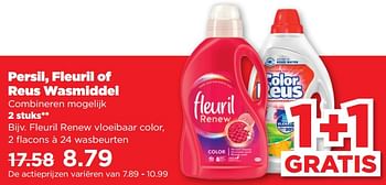 Aanbiedingen Fleuril renew vloeibaar color - Fleuril - Geldig van 03/09/2023 tot 09/09/2023 bij Plus