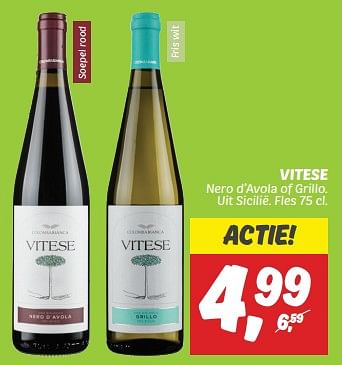 Aanbiedingen Vitese nero d’avola of grillo - Rode wijnen - Geldig van 03/09/2023 tot 09/09/2023 bij Deka Markt