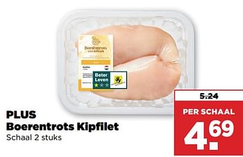 Aanbiedingen Plus boerentrots kipfilet - Huismerk - Plus - Geldig van 03/09/2023 tot 09/09/2023 bij Plus