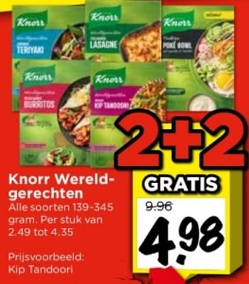 Aanbiedingen Knorr wereldgerechten kip tandoori - Knorr - Geldig van 03/09/2023 tot 09/09/2023 bij Vomar