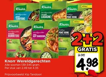 Aanbiedingen Knorr wereldgerechten kip tandoori - Knorr - Geldig van 03/09/2023 tot 09/09/2023 bij Vomar