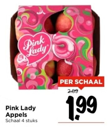 Aanbiedingen Pink lady appels - Huismerk Vomar - Geldig van 03/09/2023 tot 09/09/2023 bij Vomar