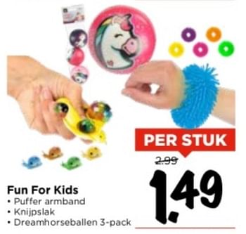 Aanbiedingen Fun for kids - Huismerk Vomar - Geldig van 03/09/2023 tot 09/09/2023 bij Vomar