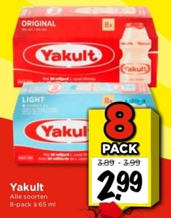 Aanbiedingen Yakult - Yakult - Geldig van 03/09/2023 tot 09/09/2023 bij Vomar