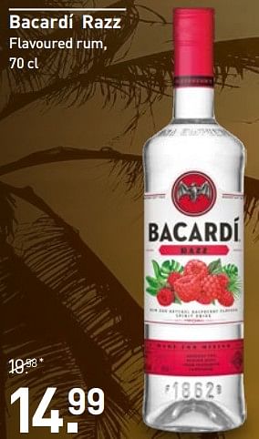 Aanbiedingen Bacardí razz - Bacardi - Geldig van 28/08/2023 tot 10/09/2023 bij Gall & Gall