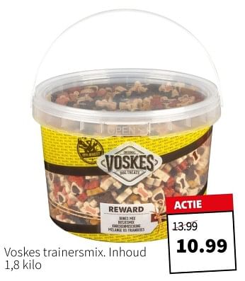 Aanbiedingen Voskes trainersmix - Voskes Voeders - Geldig van 04/09/2023 tot 10/09/2023 bij Intratuin