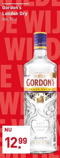 Aanbiedingen Gordon’s london dry - Gordon's - Geldig van 28/08/2023 tot 10/09/2023 bij Gall & Gall