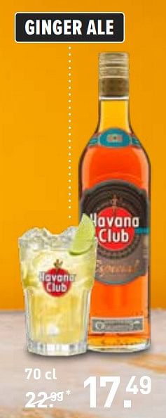 Aanbiedingen Havana club ginger ale - Havana club - Geldig van 28/08/2023 tot 10/09/2023 bij Gall & Gall
