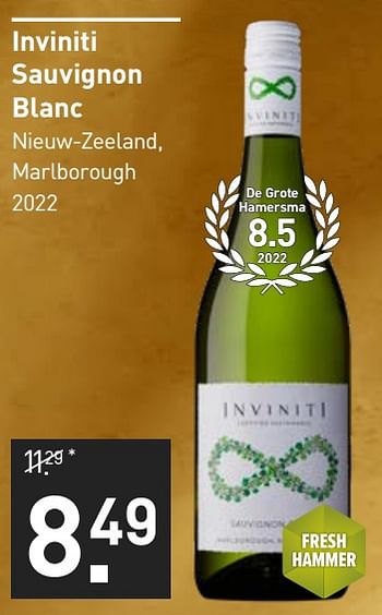 Aanbiedingen Inviniti sauvignon blanc - Witte wijnen - Geldig van 28/08/2023 tot 10/09/2023 bij Gall & Gall
