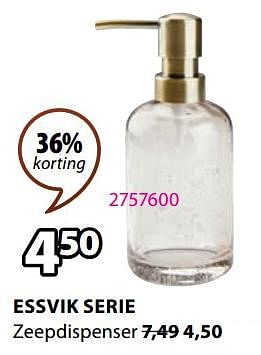 Aanbiedingen Essvik zeepdispenser - Huismerk - Jysk - Geldig van 28/08/2023 tot 10/09/2023 bij Jysk
