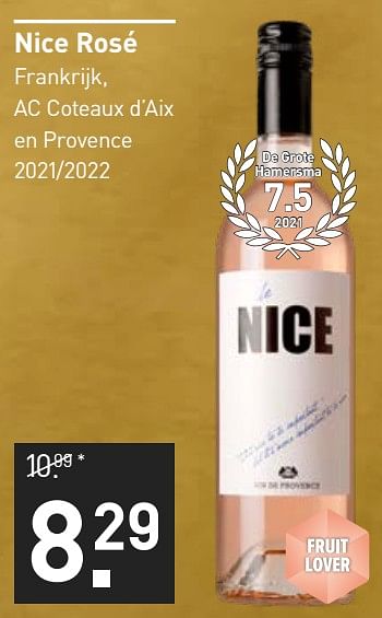 Aanbiedingen Nice rosé - Rosé wijnen - Geldig van 28/08/2023 tot 10/09/2023 bij Gall & Gall