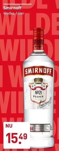 Aanbiedingen Smirnoff wodka - Smirnoff - Geldig van 28/08/2023 tot 10/09/2023 bij Gall & Gall