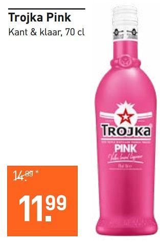 Aanbiedingen Trojka pink - Trojka - Geldig van 28/08/2023 tot 10/09/2023 bij Gall & Gall