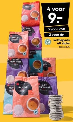 Aanbiedingen Koffiepads - Huismerk - Hema - Geldig van 04/09/2023 tot 10/09/2023 bij Hema